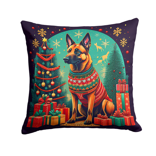 Buy this Belgian Malinois Christmas Throw Pillow