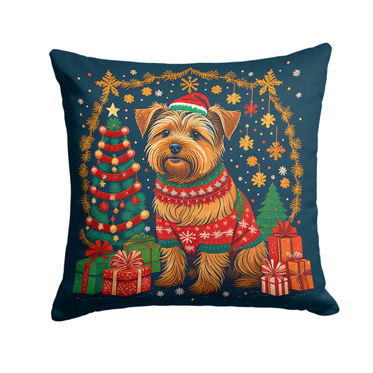 Buy this Norfolk Terrier Christmas Throw Pillow