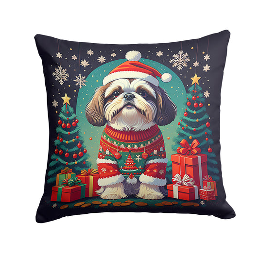 Buy this Shih Tzu Christmas Throw Pillow