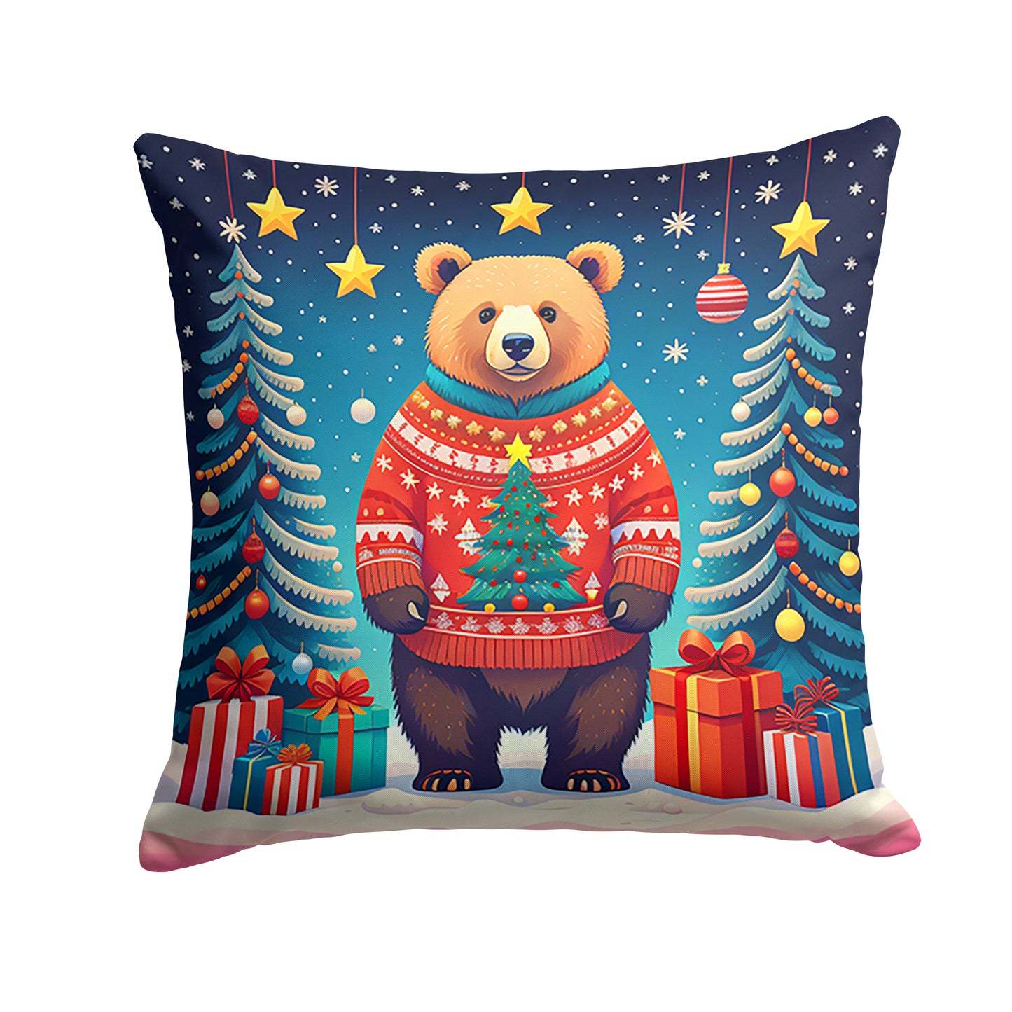 Buy this Bear Christmas Throw Pillow