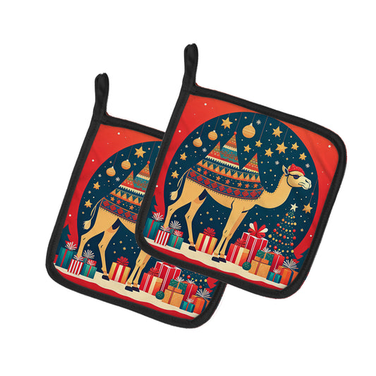 Buy this Camel Christmas Pair of Pot Holders