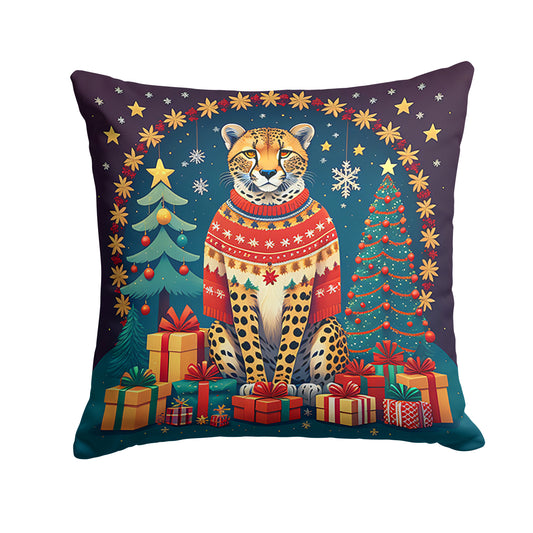 Buy this Cheetah Christmas Throw Pillow