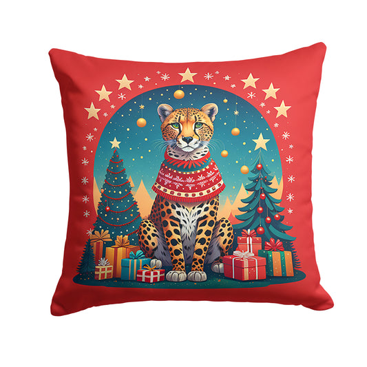 Buy this Cheetah Christmas Throw Pillow