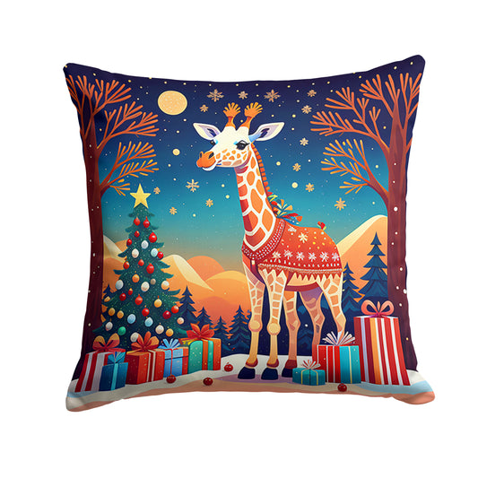 Buy this Giraffe Christmas Throw Pillow