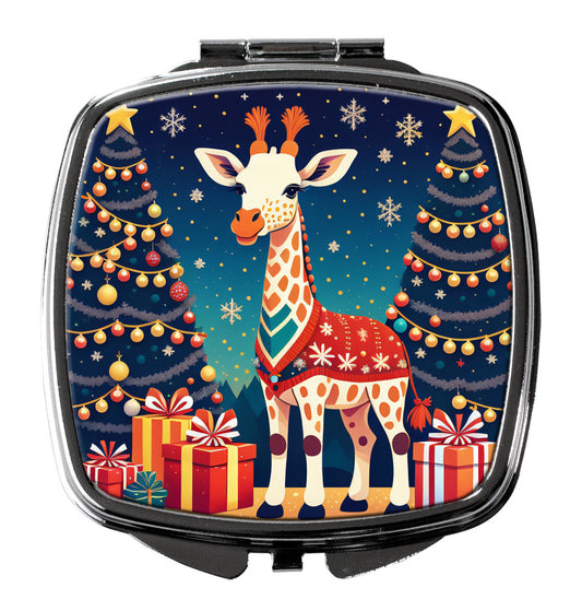 Buy this Giraffe Christmas Compact Mirror