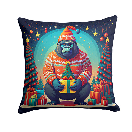 Buy this Gorilla Christmas Throw Pillow