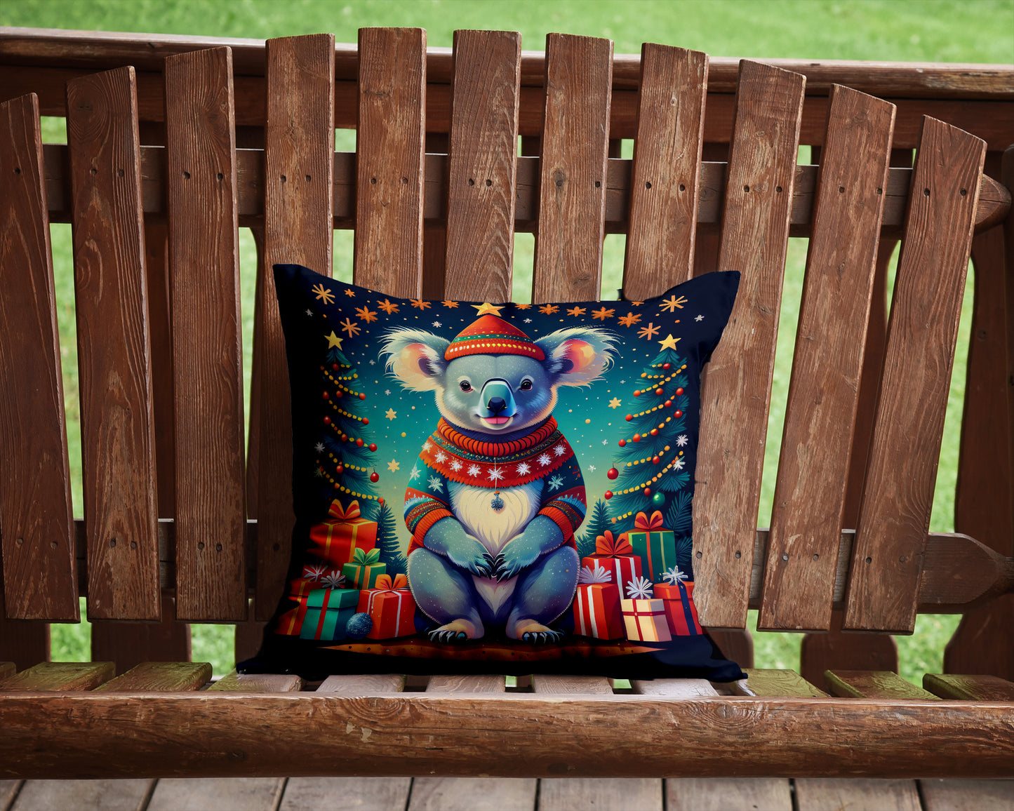 Koala Christmas Throw Pillow