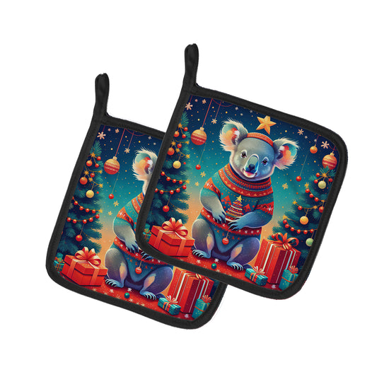 Buy this Koala Christmas Pair of Pot Holders