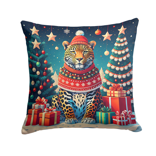 Buy this Leopard Christmas Throw Pillow