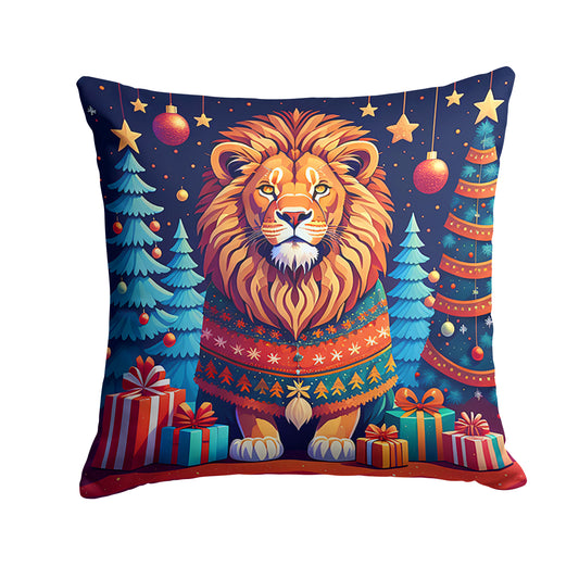 Buy this Lion Christmas Throw Pillow