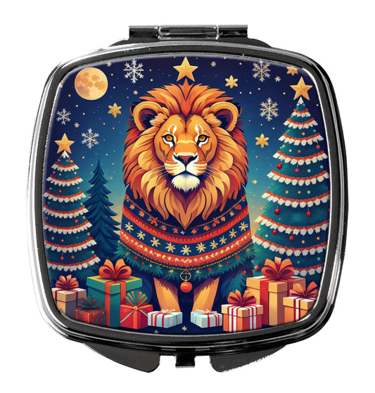 Buy this Lion Christmas Compact Mirror