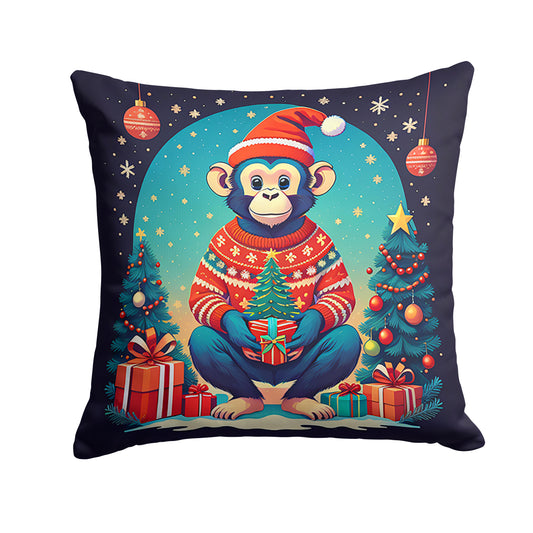 Buy this Monkey Christmas Throw Pillow