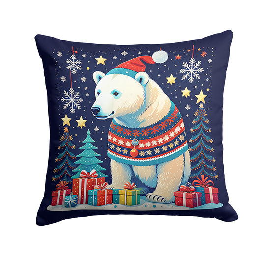 Buy this Polar Bear Christmas Throw Pillow