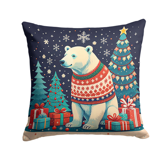 Buy this Polar Bear Christmas Throw Pillow