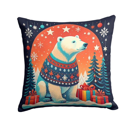 Buy this Polar Bear Christmas Throw Pillow