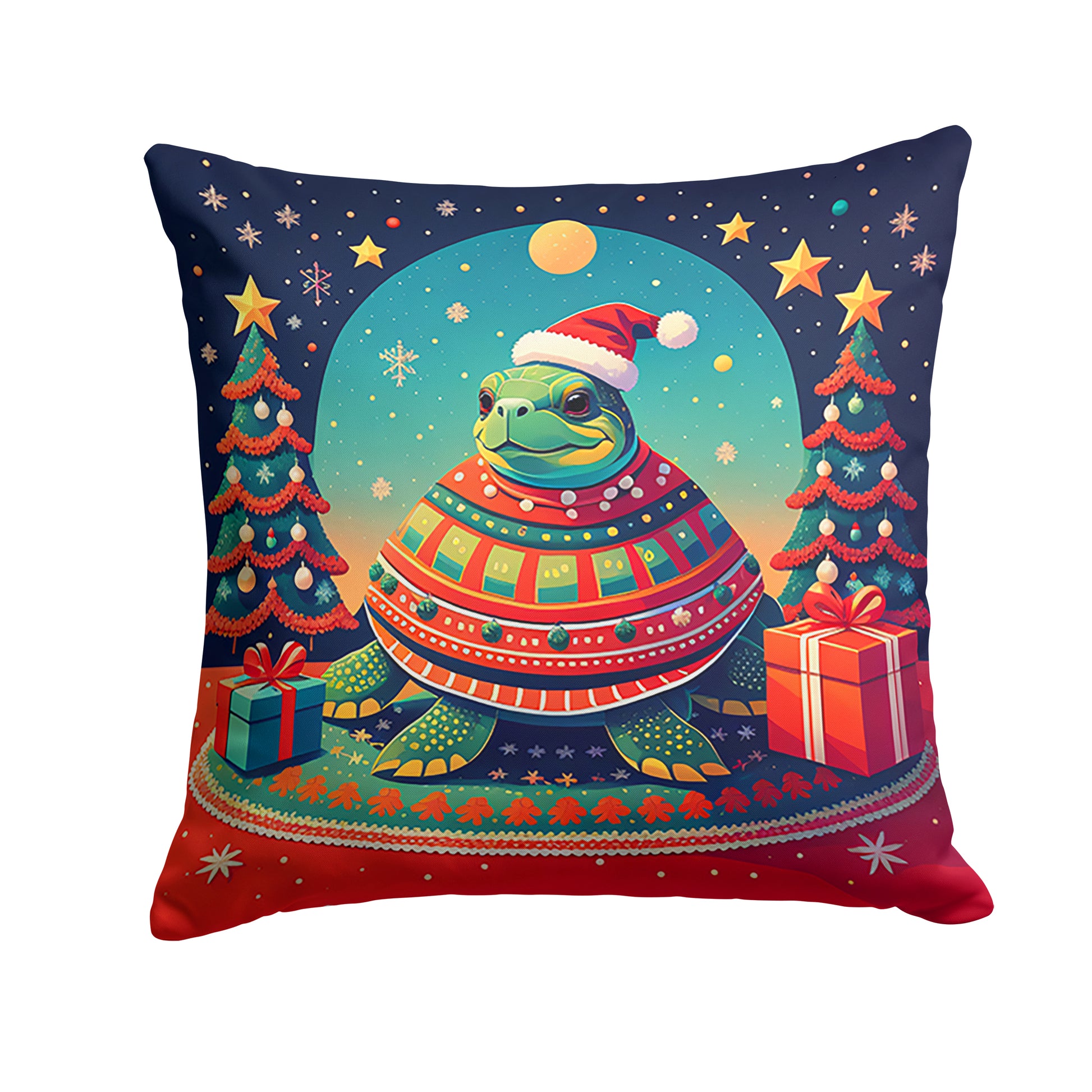 Buy this Turtle Christmas Throw Pillow