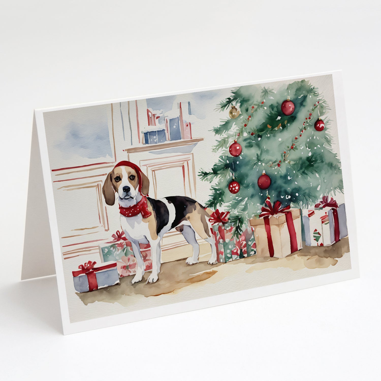 Buy this Beagle Christmas Greeting Cards Pack of 8