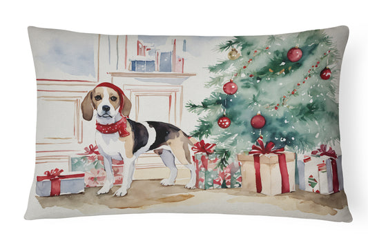 Buy this Beagle Christmas Throw Pillow