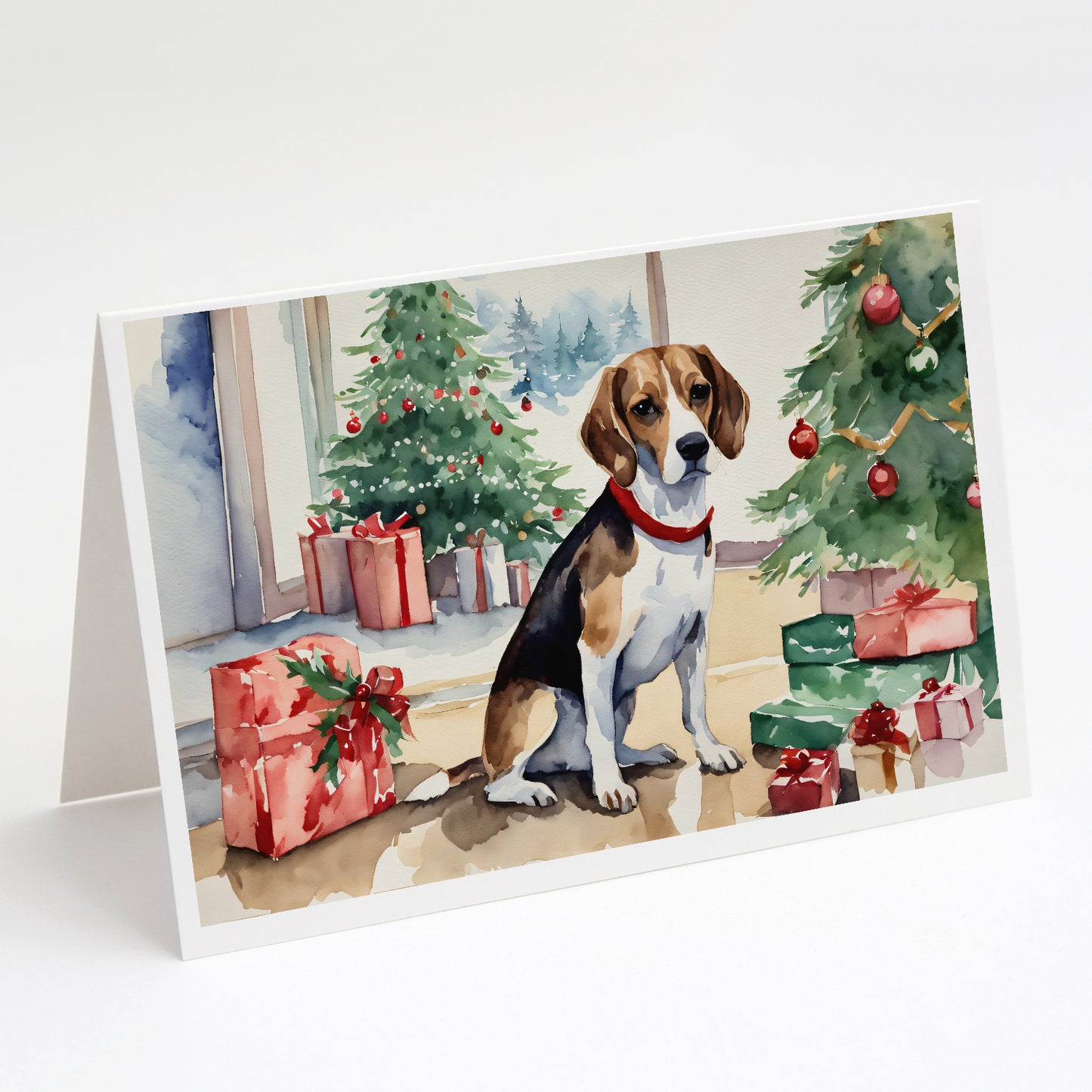 Buy this Beagle Christmas Greeting Cards Pack of 8