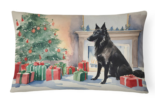 Buy this Belgian Sheepdog Christmas Throw Pillow