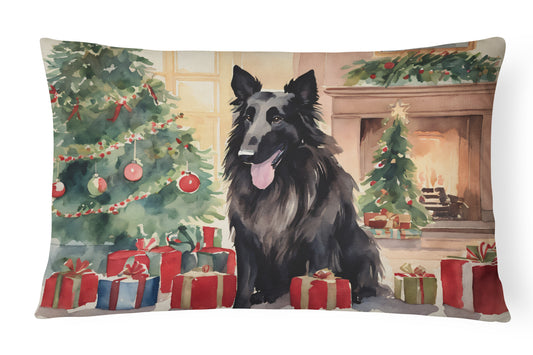 Buy this Belgian Sheepdog Christmas Throw Pillow