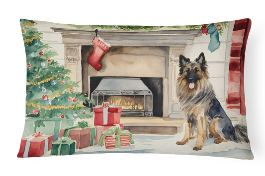 Buy this Belgian Tervuren Christmas Throw Pillow