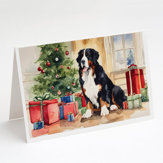 Buy this Bernese Mountain Dog Christmas Greeting Cards Pack of 8