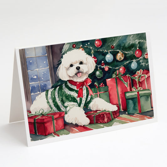 Buy this Bichon Frise Christmas Greeting Cards Pack of 8