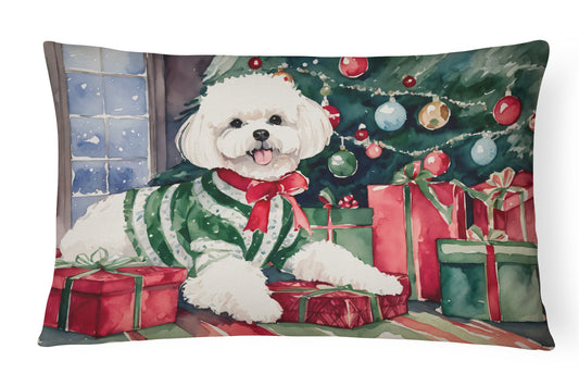 Buy this Bichon Frise Christmas Throw Pillow