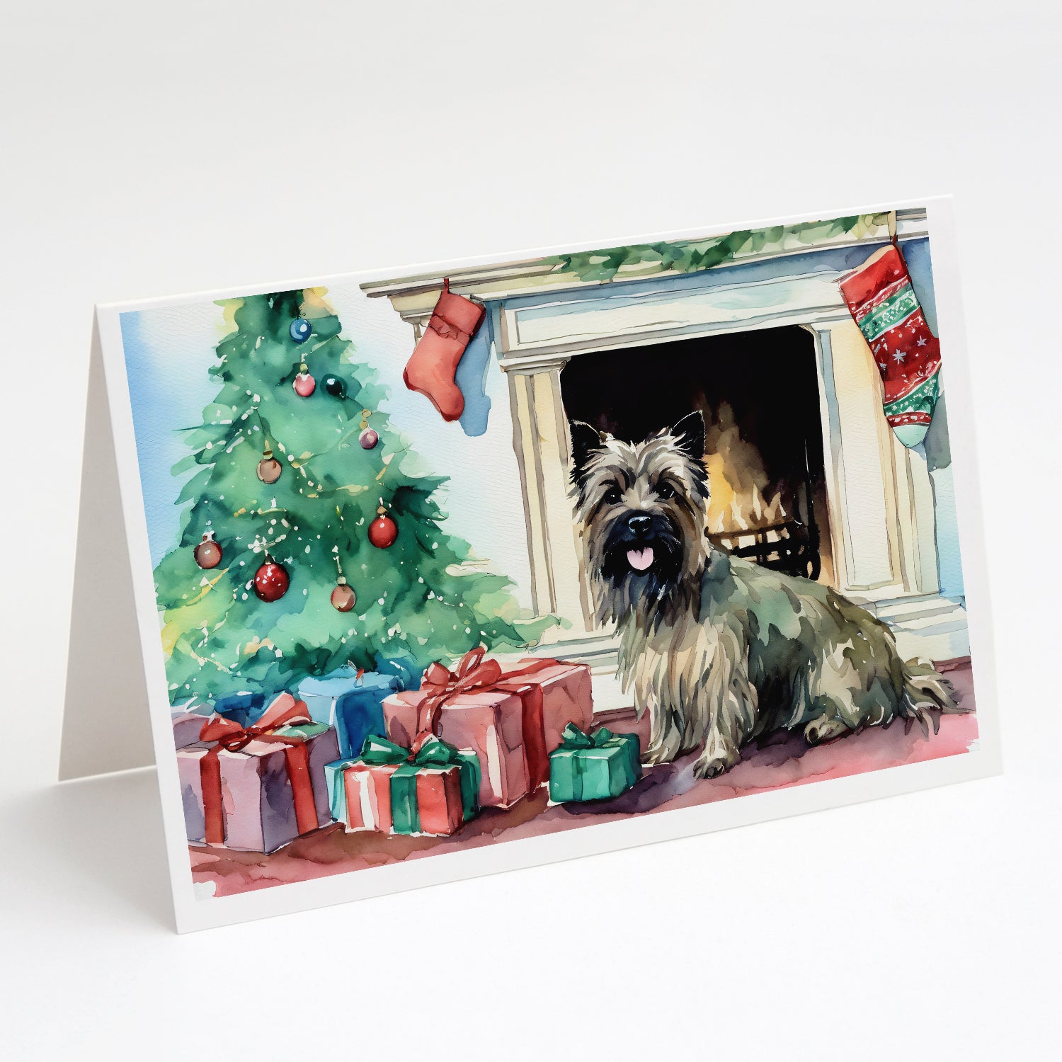 Buy this Cairn Terrier Christmas Greeting Cards Pack of 8