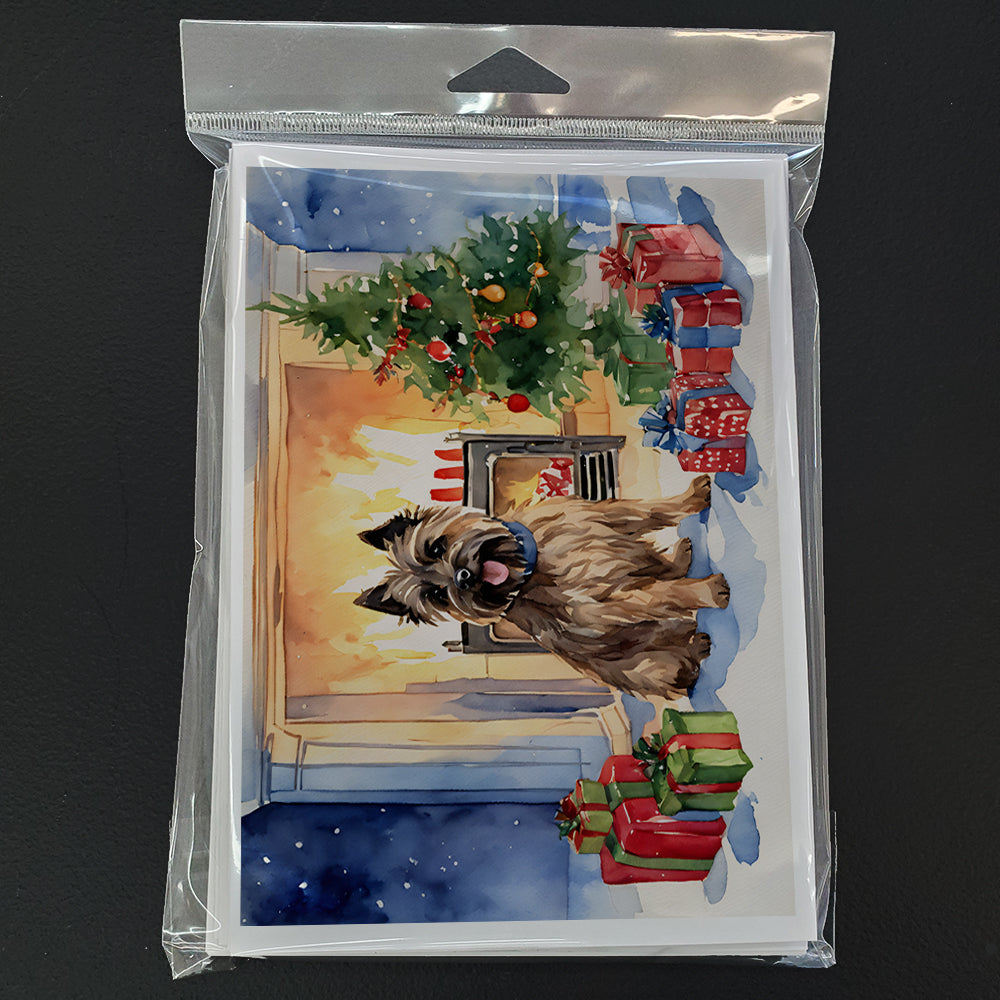 Cairn Terrier Christmas Greeting Cards Pack of 8