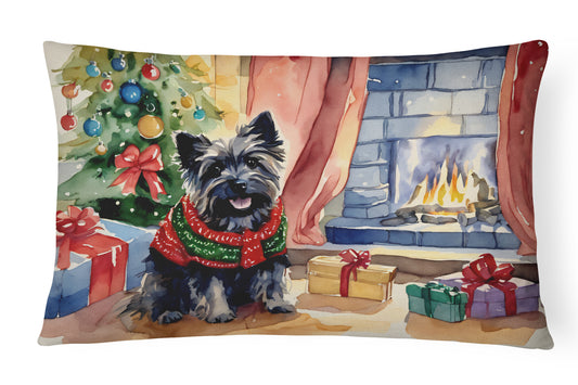 Buy this Cairn Terrier Christmas Throw Pillow