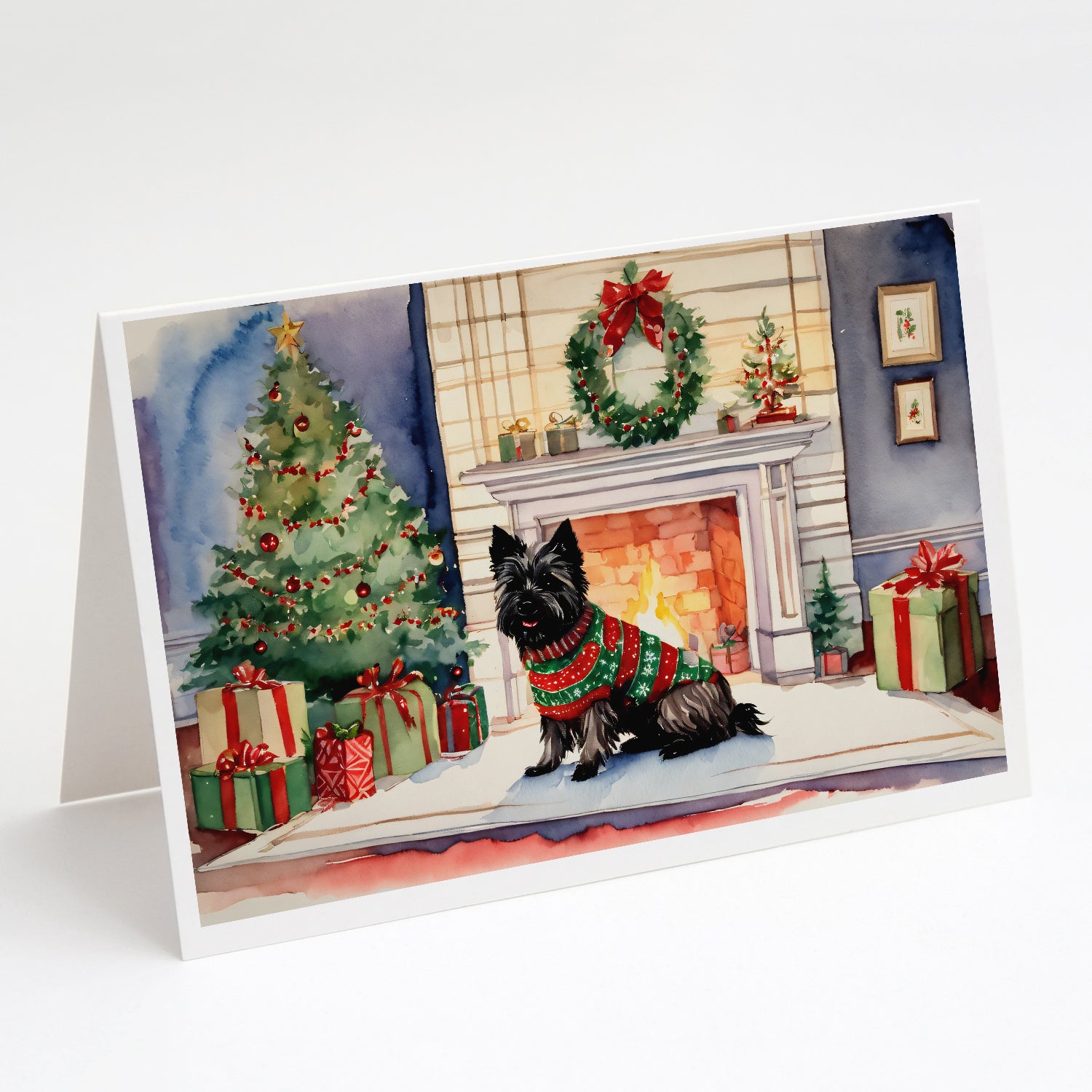 Buy this Cairn Terrier Christmas Greeting Cards Pack of 8