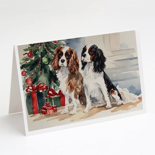 Buy this Cavalier Spaniel Christmas Greeting Cards Pack of 8