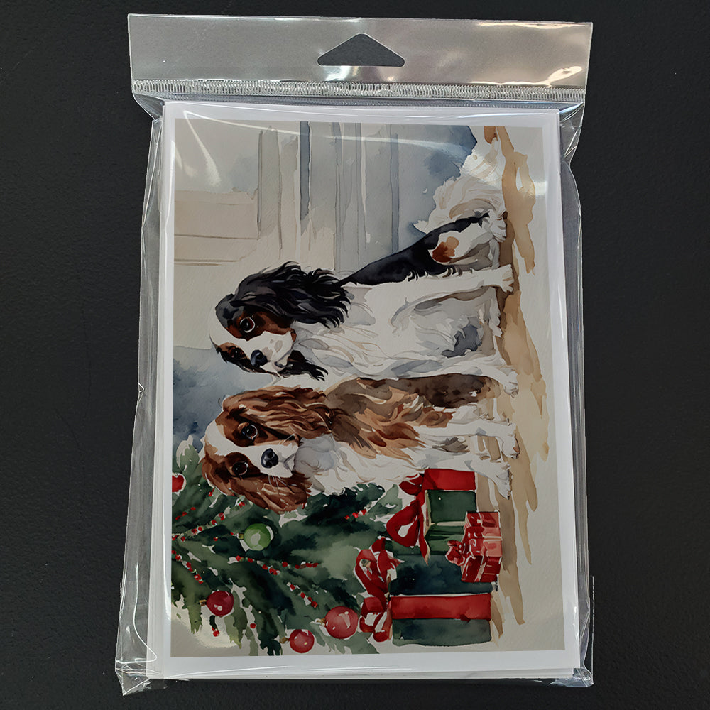 Cavalier Spaniel Christmas Greeting Cards Pack of 8