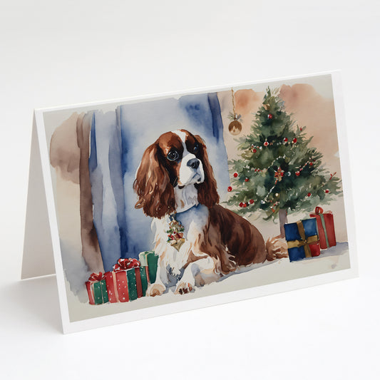 Buy this Cavalier Spaniel Christmas Greeting Cards Pack of 8