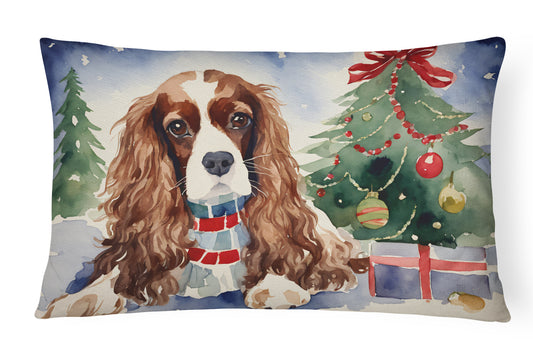 Buy this Cavalier Spaniel Christmas Throw Pillow