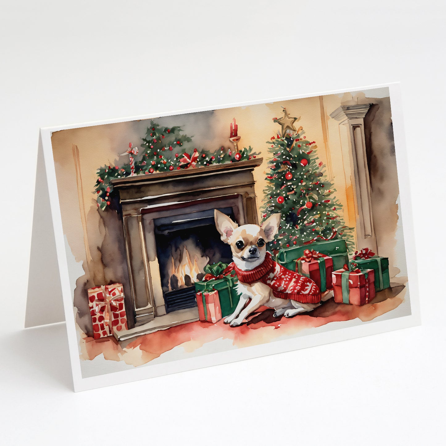 Buy this Chihuahua Christmas Greeting Cards Pack of 8