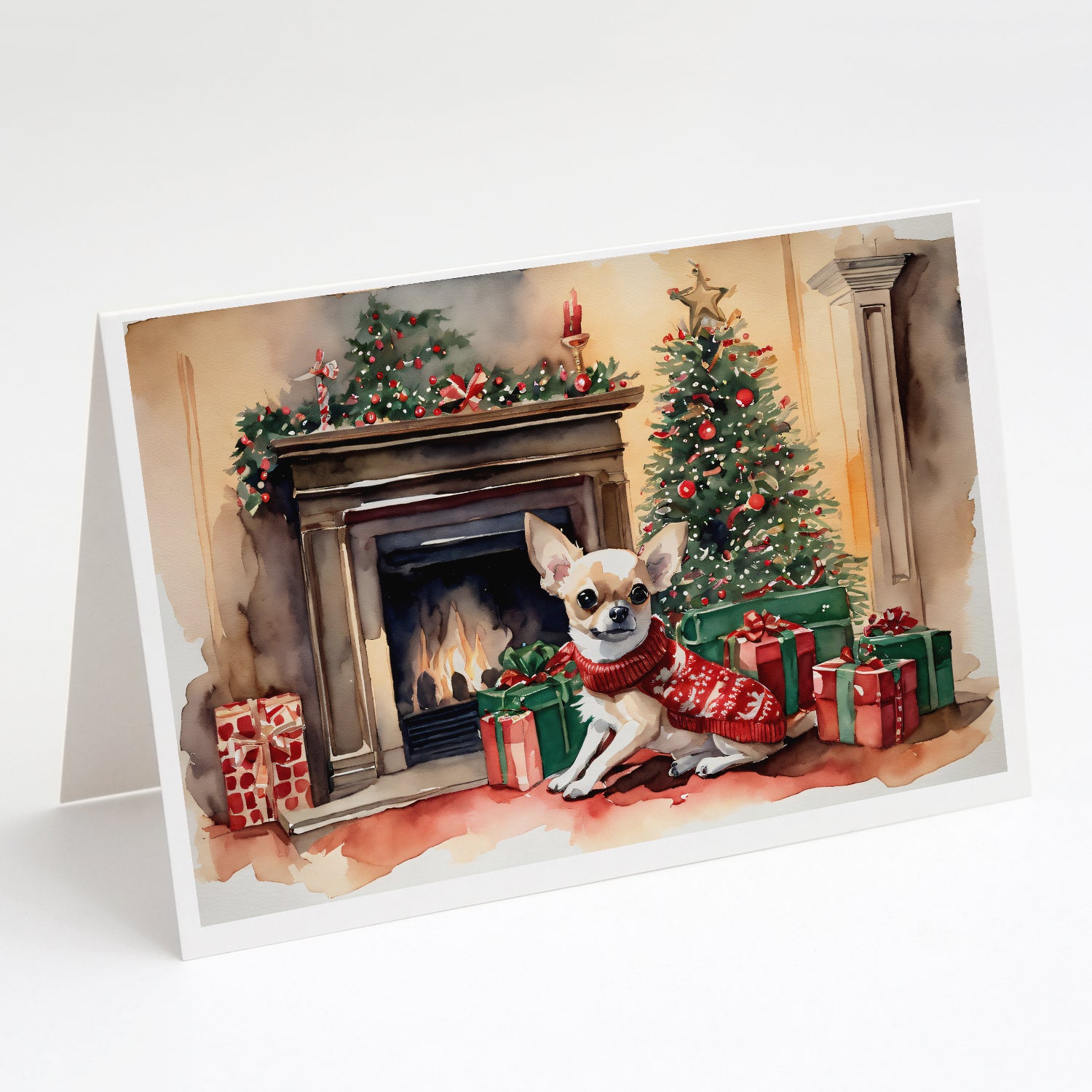Buy this Chihuahua Christmas Greeting Cards Pack of 8