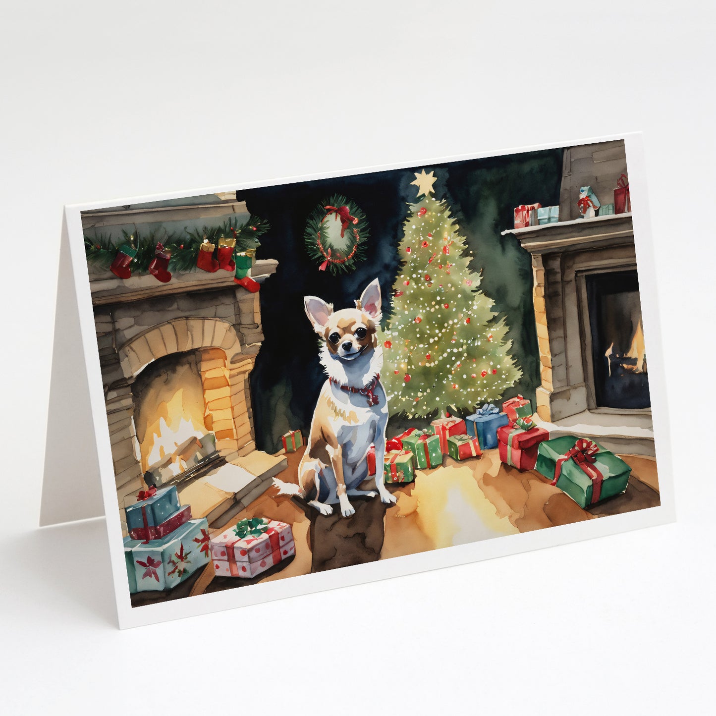 Buy this Chihuahua Christmas Greeting Cards Pack of 8