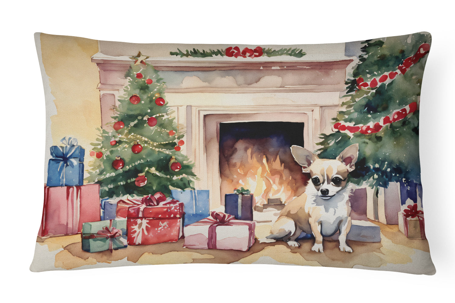 Buy this Chihuahua Christmas Throw Pillow