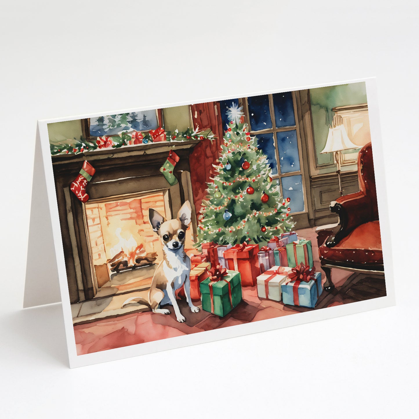 Buy this Chihuahua Christmas Greeting Cards Pack of 8
