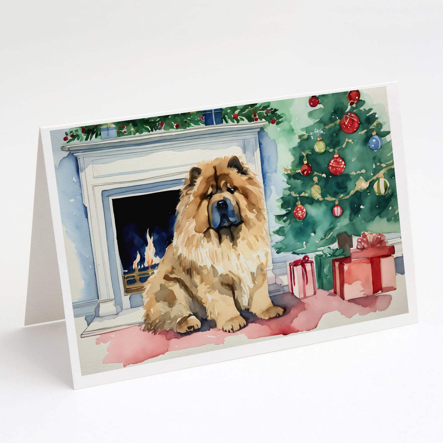 Buy this Chow Chow Christmas Greeting Cards Pack of 8