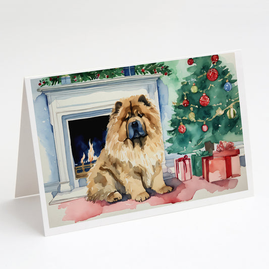 Buy this Chow Chow Christmas Greeting Cards Pack of 8