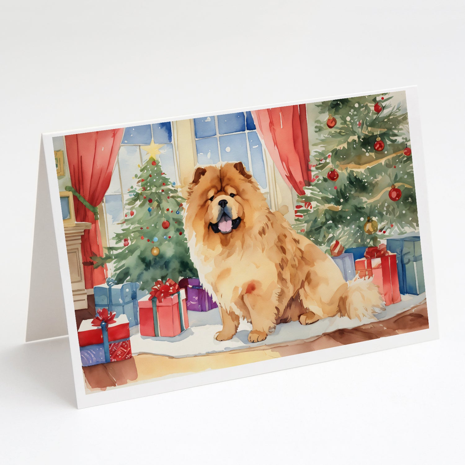 Buy this Chow Chow Christmas Greeting Cards Pack of 8