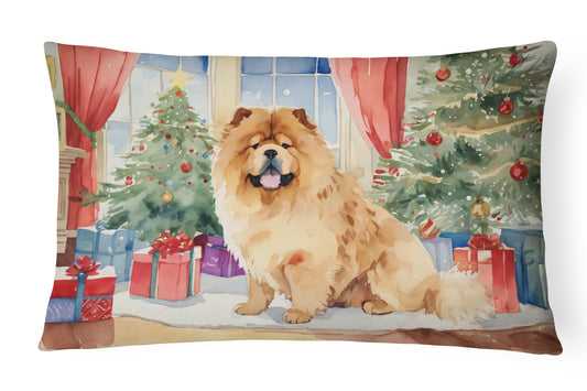 Buy this Chow Chow Christmas Throw Pillow