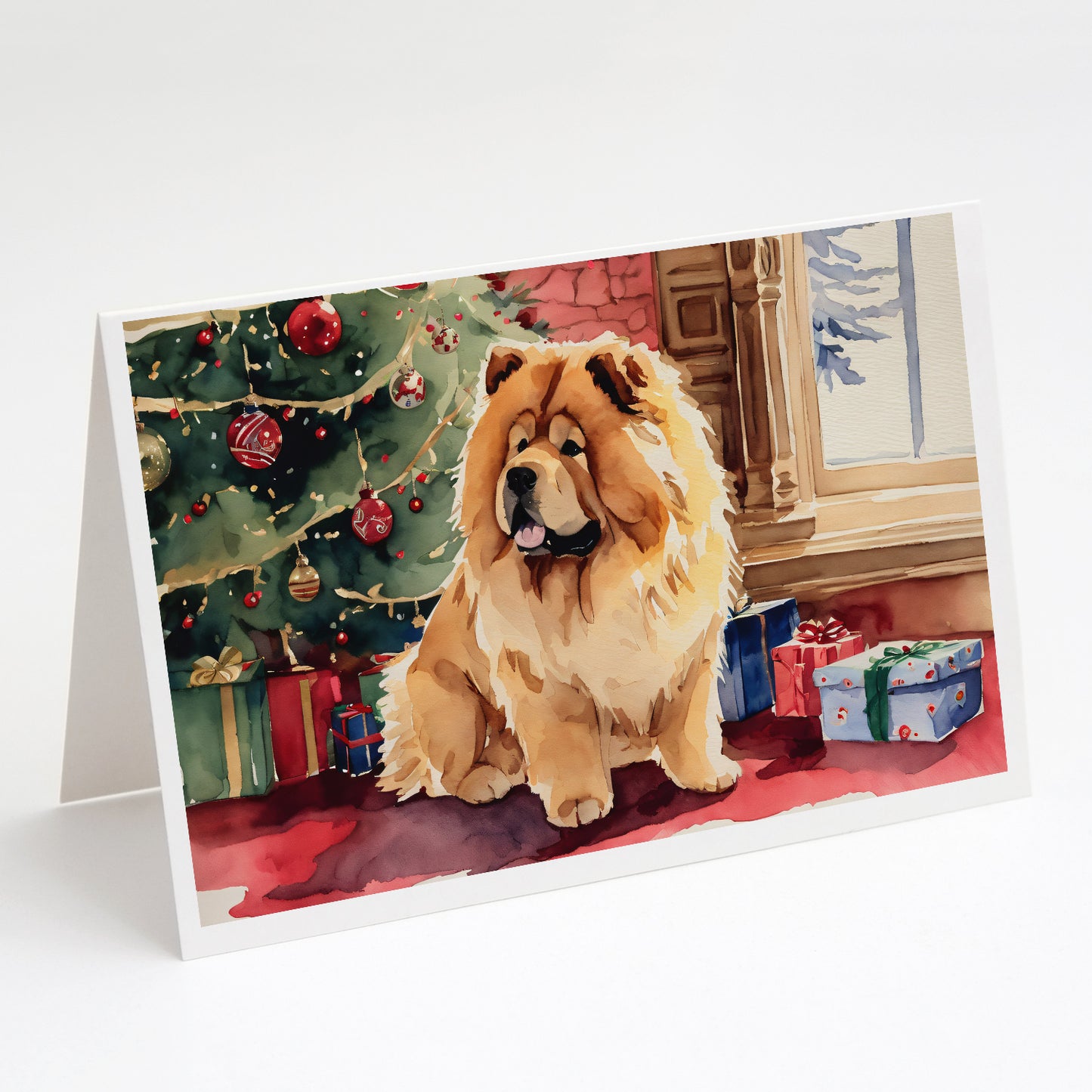 Buy this Chow Chow Christmas Greeting Cards Pack of 8