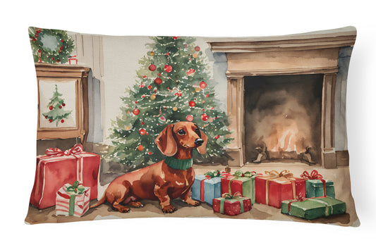 Buy this Dachshund Christmas Throw Pillow