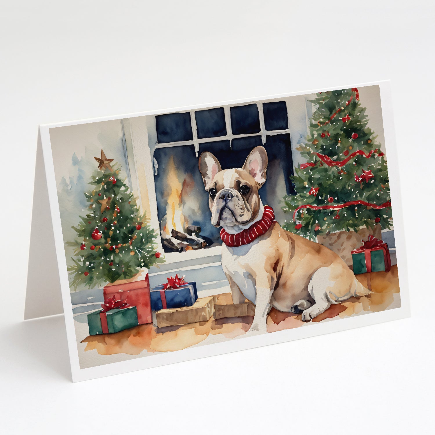 Buy this French Bulldog Christmas Greeting Cards Pack of 8