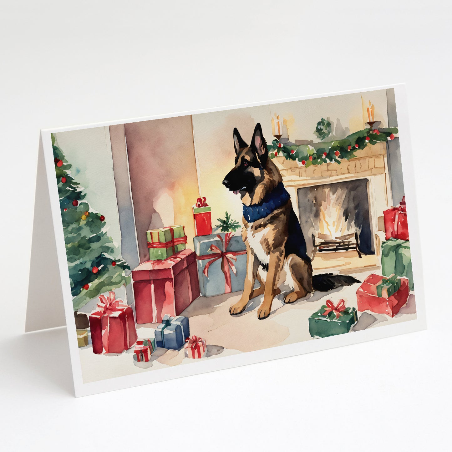 Buy this German Shepherd Christmas Greeting Cards Pack of 8